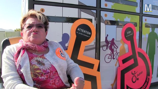 l'association des handicapés de France (APF) se mobilise pour dénoncer le manque d'accessibilité