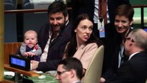 New Zealand Prime Minister Jacinda Ardern and Her Baby Make History at UN