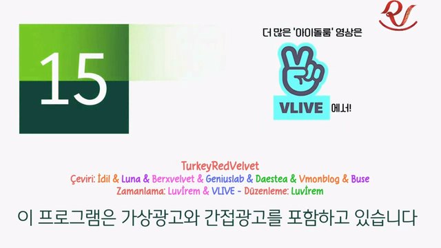 [Türkçe Altyazılı] Red Velvet (레드벨벳) - Idol Room Bölüm 15 Part 1