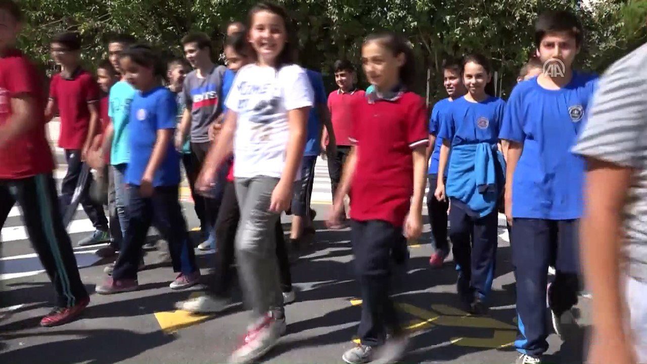 Okul önünde 3 boyutlu yaya geçidi - DENİZLİ