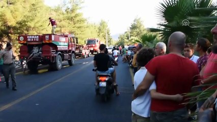 Marmaris'te orman yangını - MUĞLA