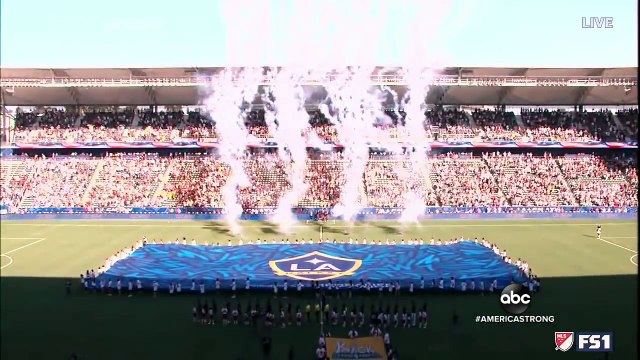 7-year-old sings national anthem before packed MLS crowd