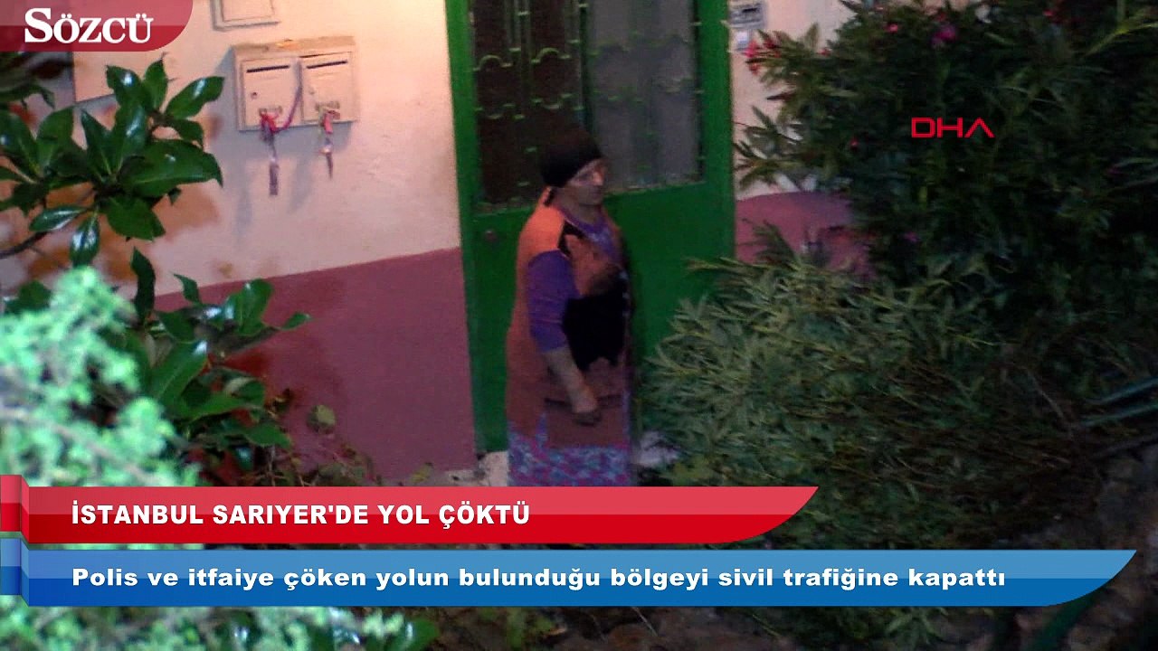 İstanbul Sarıyer’de aşırı yağış sonrası korkunç olay!