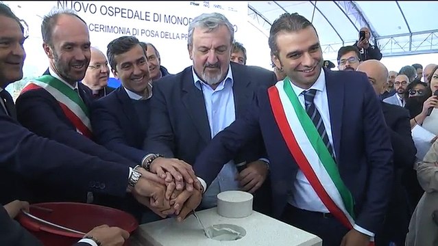 Prima pietra del nuovo ospedale Monopoli-Fasano