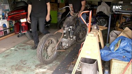 Custom garage motos vintage
