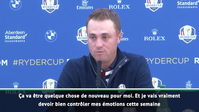 Ryder Cup - Thomas : Je vais devoir bien contrôler mes émotions
