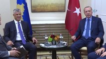 Cumhurbaşkanı Erdoğan, Kosova Cumhurbaşkanı Thaçi ile Görüştü
