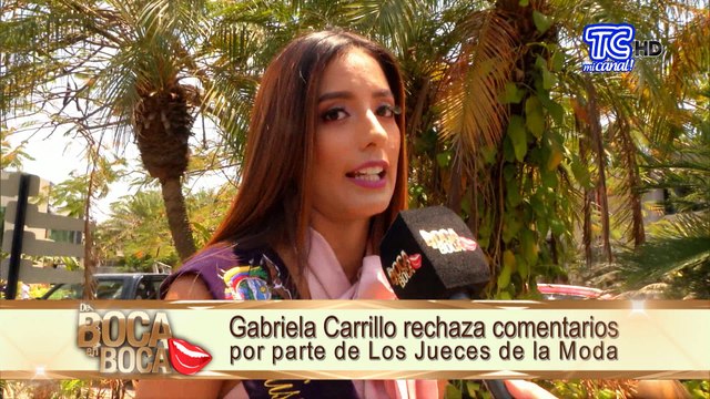 Gabriela Carrillo rechaza comentarios por parte de “Los Jueces de la Moda”