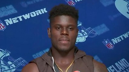 David Njoku on Browns' first win: City of Cleveland is 'ecstatic'