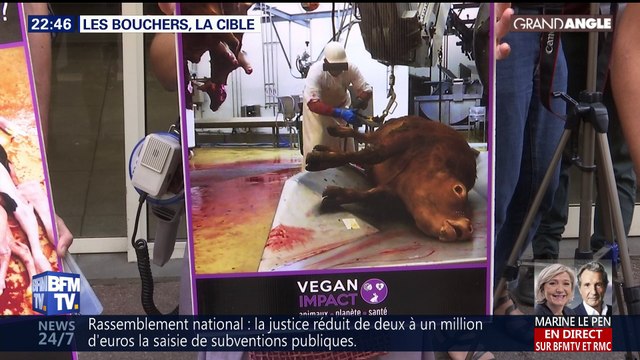 Les bouchers, la cible des anti-viande