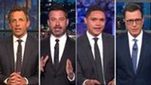 Seth Meyers, Jimmy Kimmel & More Address Bill Cosby Sentencing | THR News
