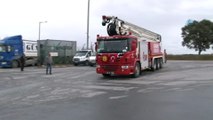 Tuzla Organize Sanayi Bölgesinde fabrika yangını
