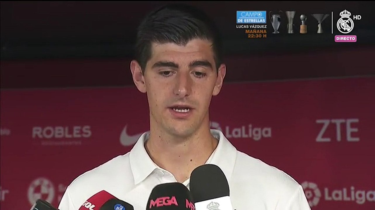 Courtois: "Creo que en los goles hemos tenido mala suerte"