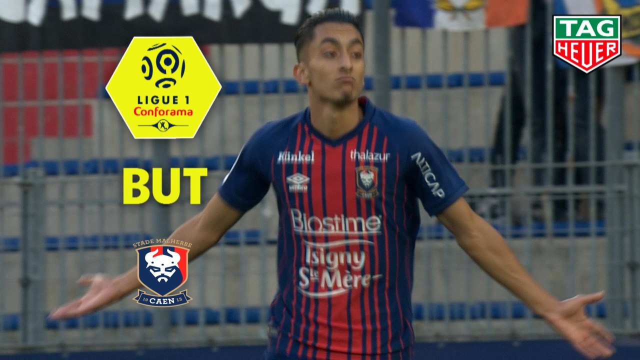 But Saïf-Eddine KHAOUI (10ème) / SM Caen - Montpellier Hérault SC - (2-2) - (SMC-MHSC) / 2018-19
