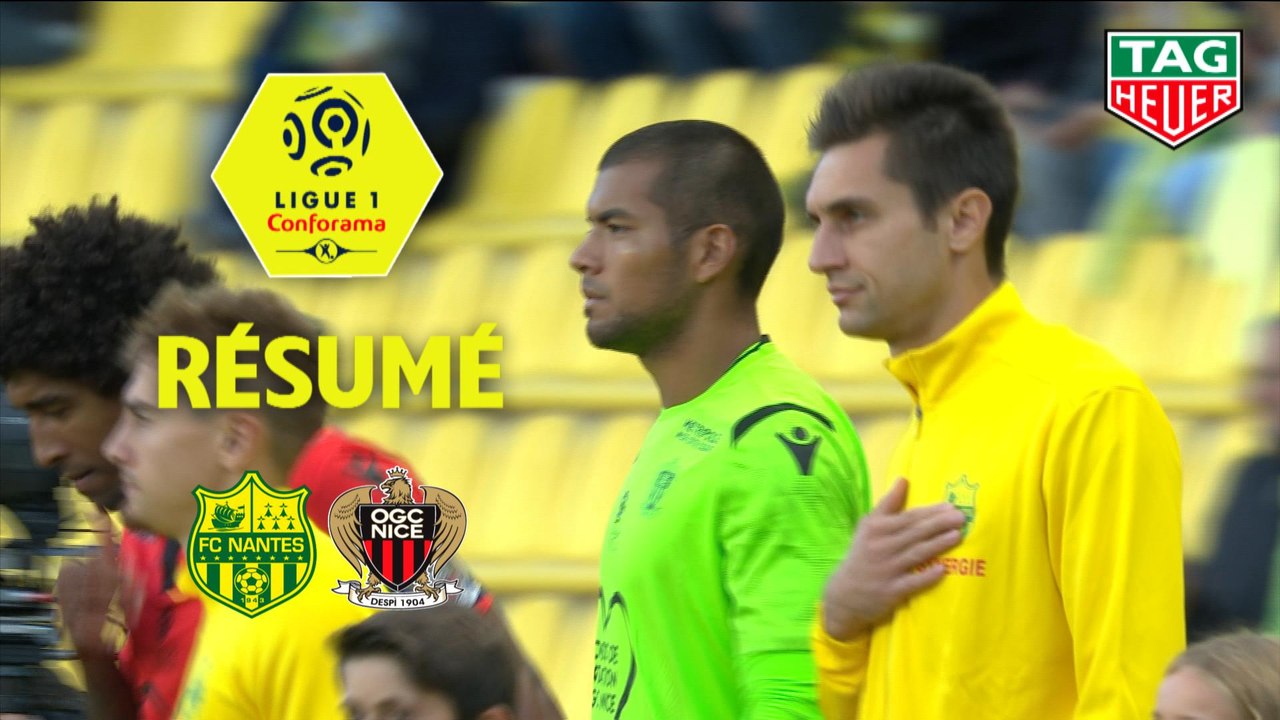 FC Nantes - OGC Nice (1-2)  - Résumé - (FCN-OGCN) / 2018-19