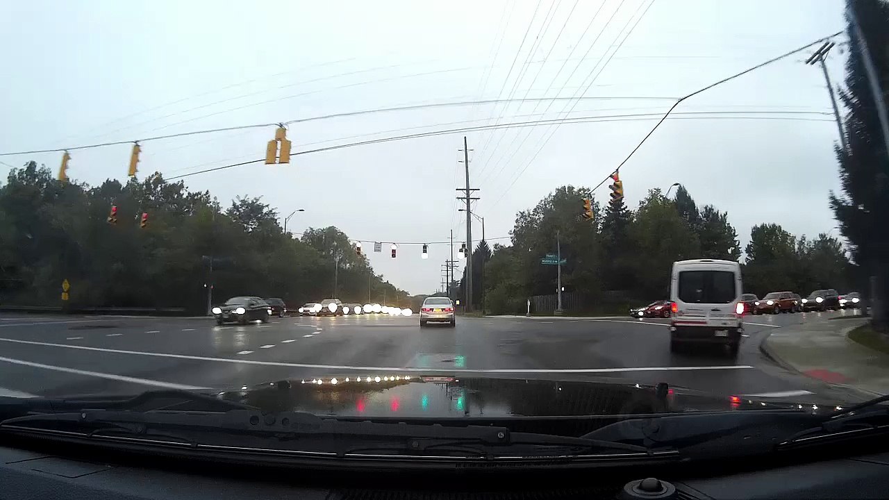 Driver Falls Asleep at Wheel and Crashes into Light Pole