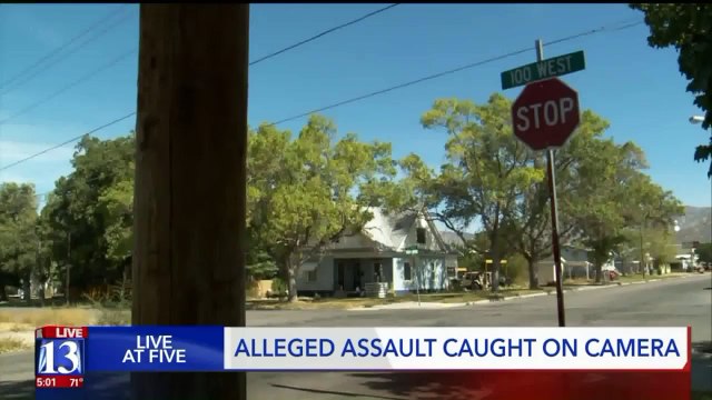 Security Camera Captures Alleged Assault in Utah Neighborhood