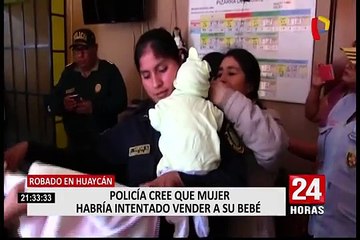 Huaycán: madre de bebé presuntamente secuestrado entra en contradicciones