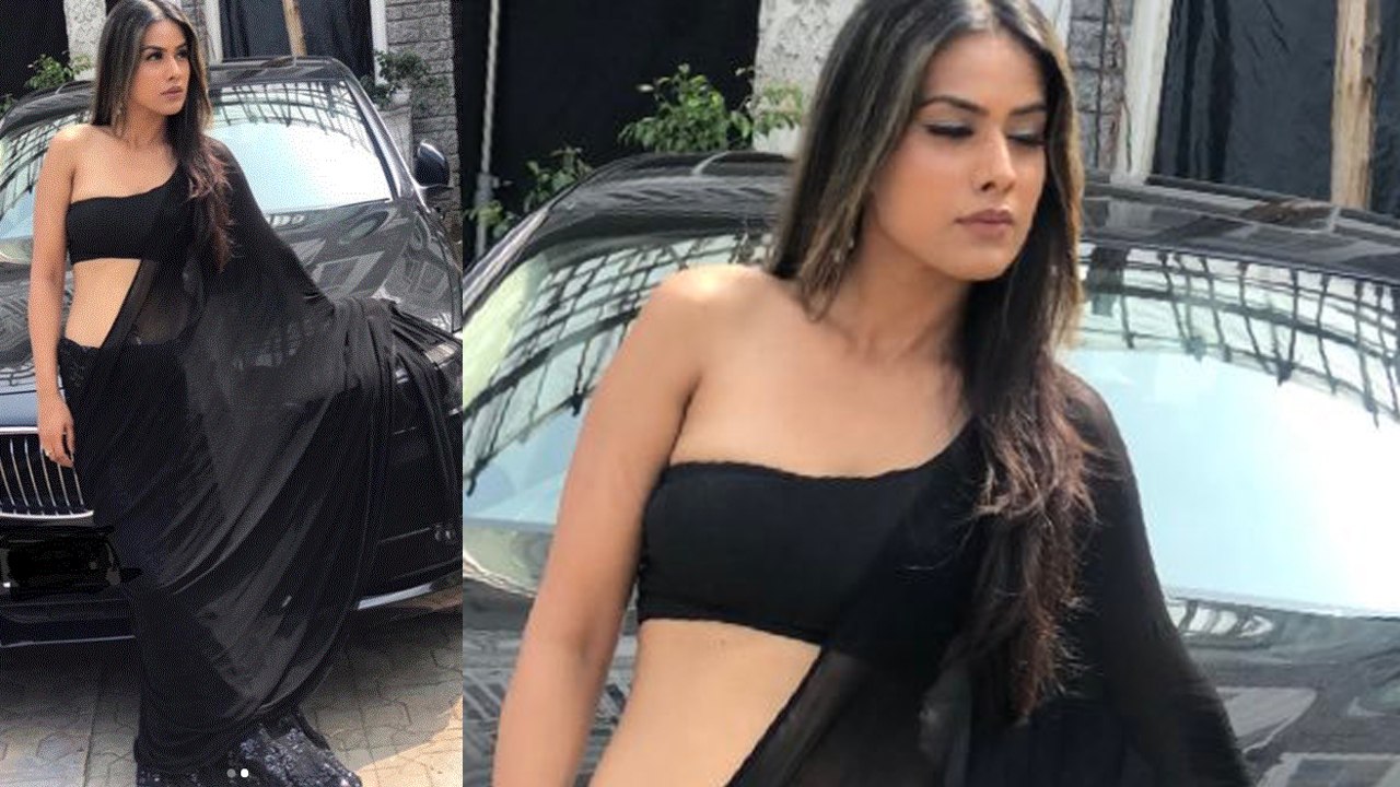 Nia Sharma ने Black Saree में लगाई आग, देखने वालों के उड़े होश | Boldsky