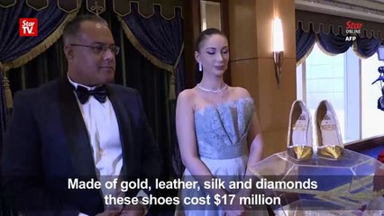World’s most expensive shoes displayed in Dubai