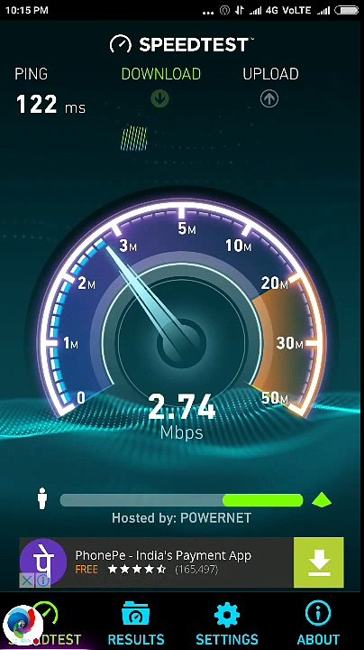 Jio Speed Test in Sikkim