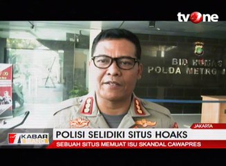 Polisi Selidiki Pemilik Situs Isu Skandal Cawapres