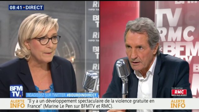 C'est une ultra-minorité violente estime Marine Le Pen, à propos des manifestants antispécistes
