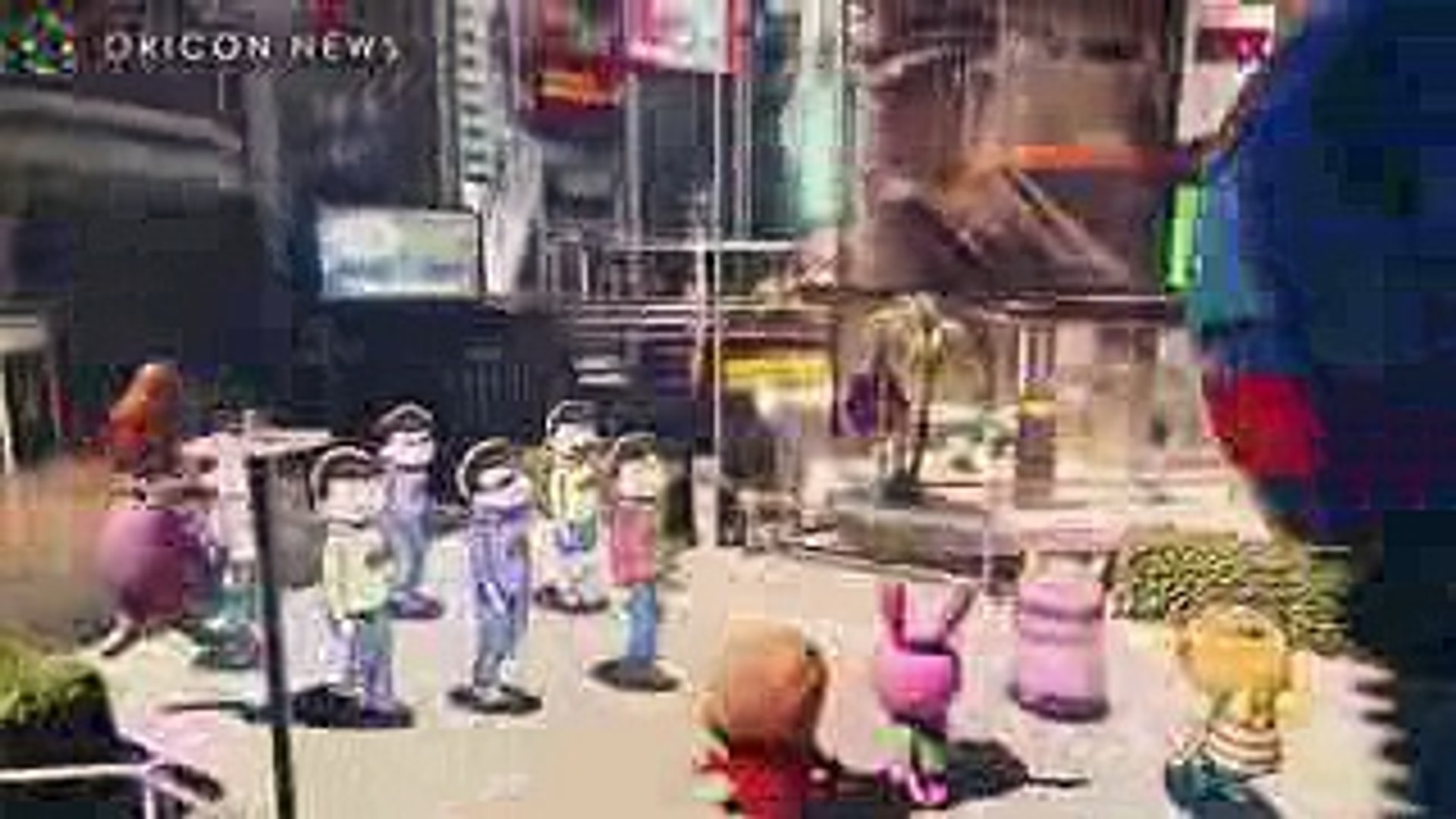 ハローキティ おそ松さんも登場 星野源がキャラクターの世界でヒットを目指すプロデューサーに ドコモ新cm はじまりの物語 篇 Video Dailymotion