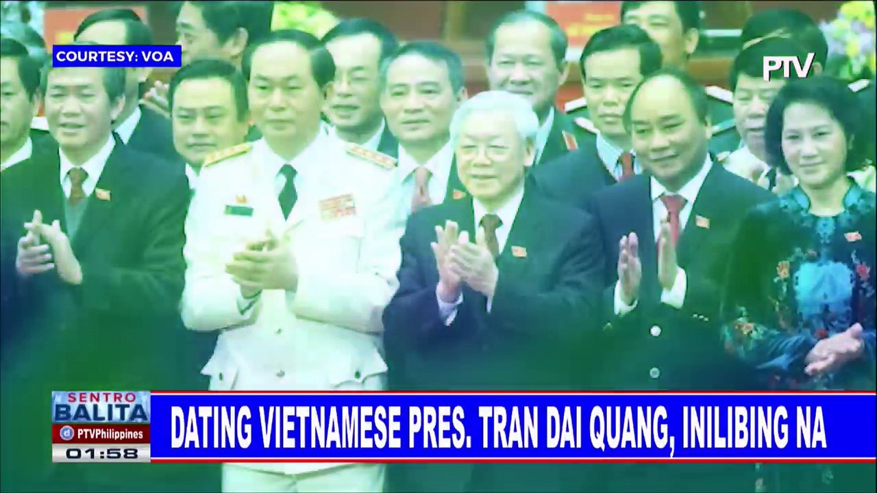 GLOBALITA: Dating Vietnamese Pres. Tran Dai Quang, inilibing na