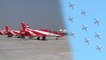 Surya Kiran team of IAF aerobatics holds air show in Vadodara| Oneindia News