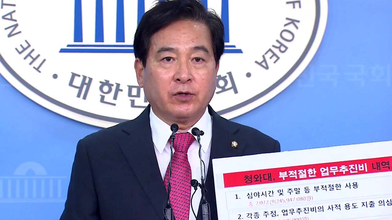 "靑, 업무추진비 2억 부적절 사용" vs "사적 유용 없다" / YTN