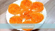 Instant Jalebi Recipe  Crispy Crunchy Juicy Jalebi  Home made Jalebi