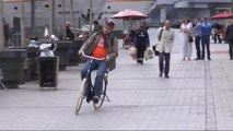 Karaköy-Kabataş Arasında Bisiklet Yolu İçin Keşif Turu Yapıldı