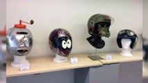 Des Casques De Motos Customisés, Vendus Pour La Lutte Contre La Mucoviscidose
