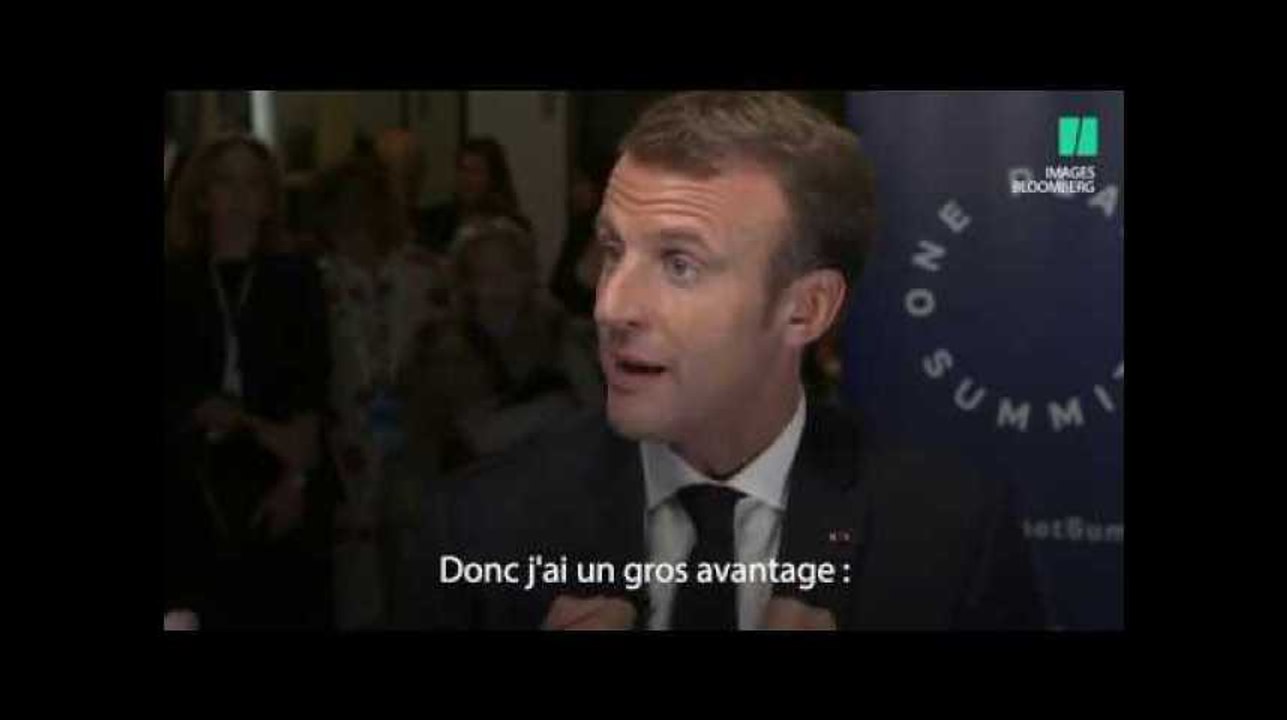 Macron: "La meilleure façon d'être en haut des sondages, c'est donner de l'argent"