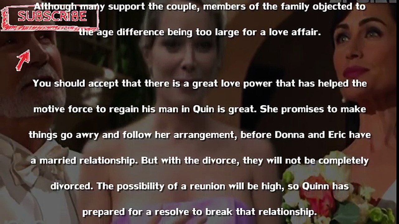 Donna wants to marry Eric, Quinn is in big trouble The Bold and The Beautiful Spoilers