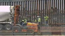 USA/Mexique: construction d'une portion du mur à la frontière
