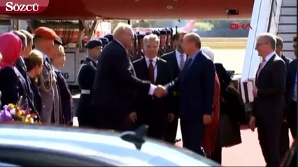 Cumhurbaşkanı Erdoğan Almanya'da