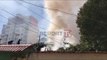 Tiranë, zjarr në një banesë pranë tregut Çam, nuk ka persona të lënduar