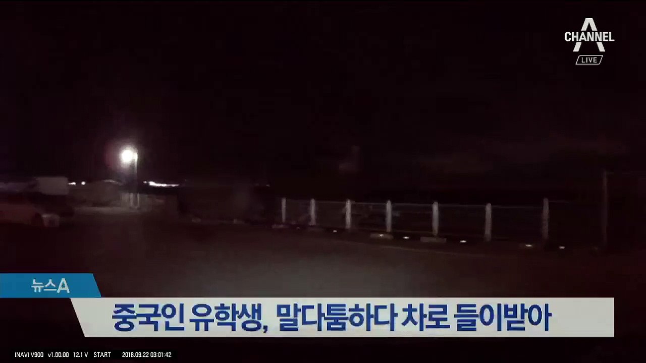 말다툼하던 친구를 차로 들이받은 중국인 유학생