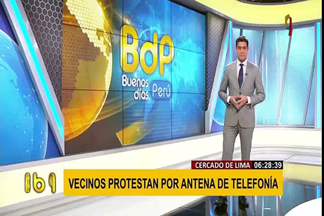 Cercado de Lima: vecinos protestan por instalación de antena de telefonía