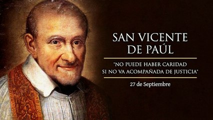 27 de setiembre - San Vicente de Paul