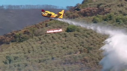 شاهد: حرائق الغابات مستمرة في إيطاليا ومتطوعون يحاولون اخمادها