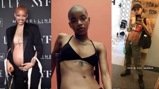 Slick Woods is back two weeks after birth