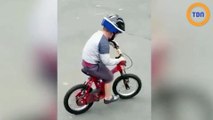 Elle filme son fils en train de faire du vélo et un détail sur les images lui glace le sang !