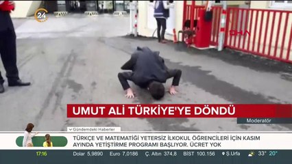 Umut Ali Türkiye'ye döndü