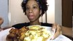 ASMR Eating Show Homemade Chicken Wings And Mashed Potatoes  Mukbang