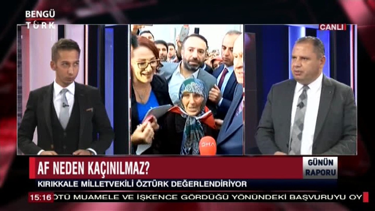 MHP KIRIKALE MİLLETVEKİLİ HALİL ÖZTÜRK MHP'NİN AF TEKLİFİ