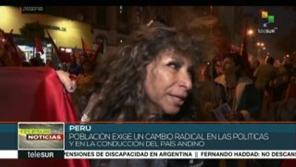 Peruanos vuelven a las calles para exigir "¡que se vayan todos!"