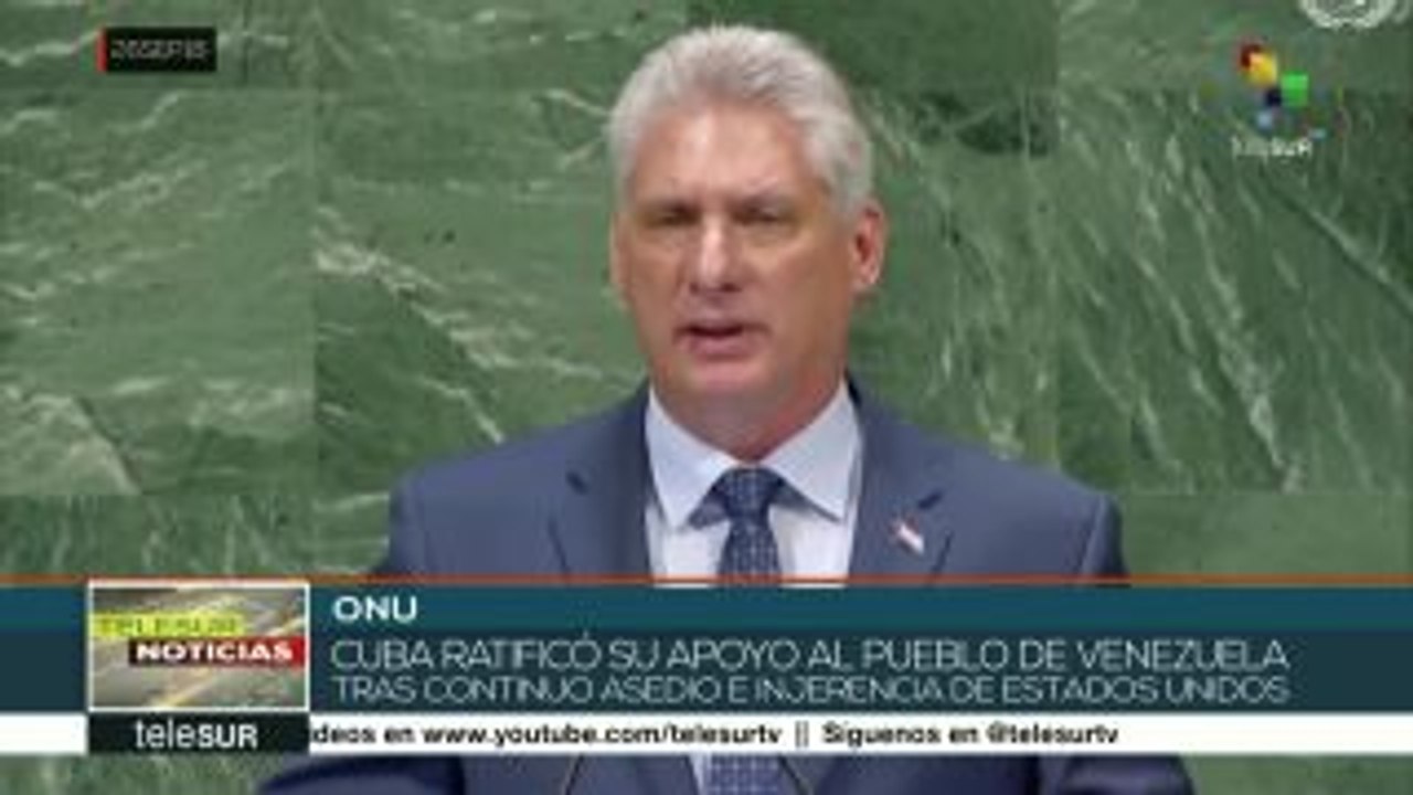 Expresa Cuba ante la ONU apoyo a Venezuela ante ataques de EE.UU.